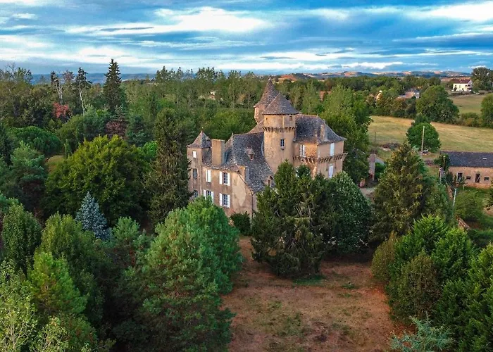 Chateau Garinie 15th Century Medieval Castle In The South Of France Feriehus Lugan (Aveyron)