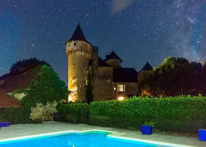 Feriehus Chateau Garinie 15th Century Medieval Castle In The South Of France *